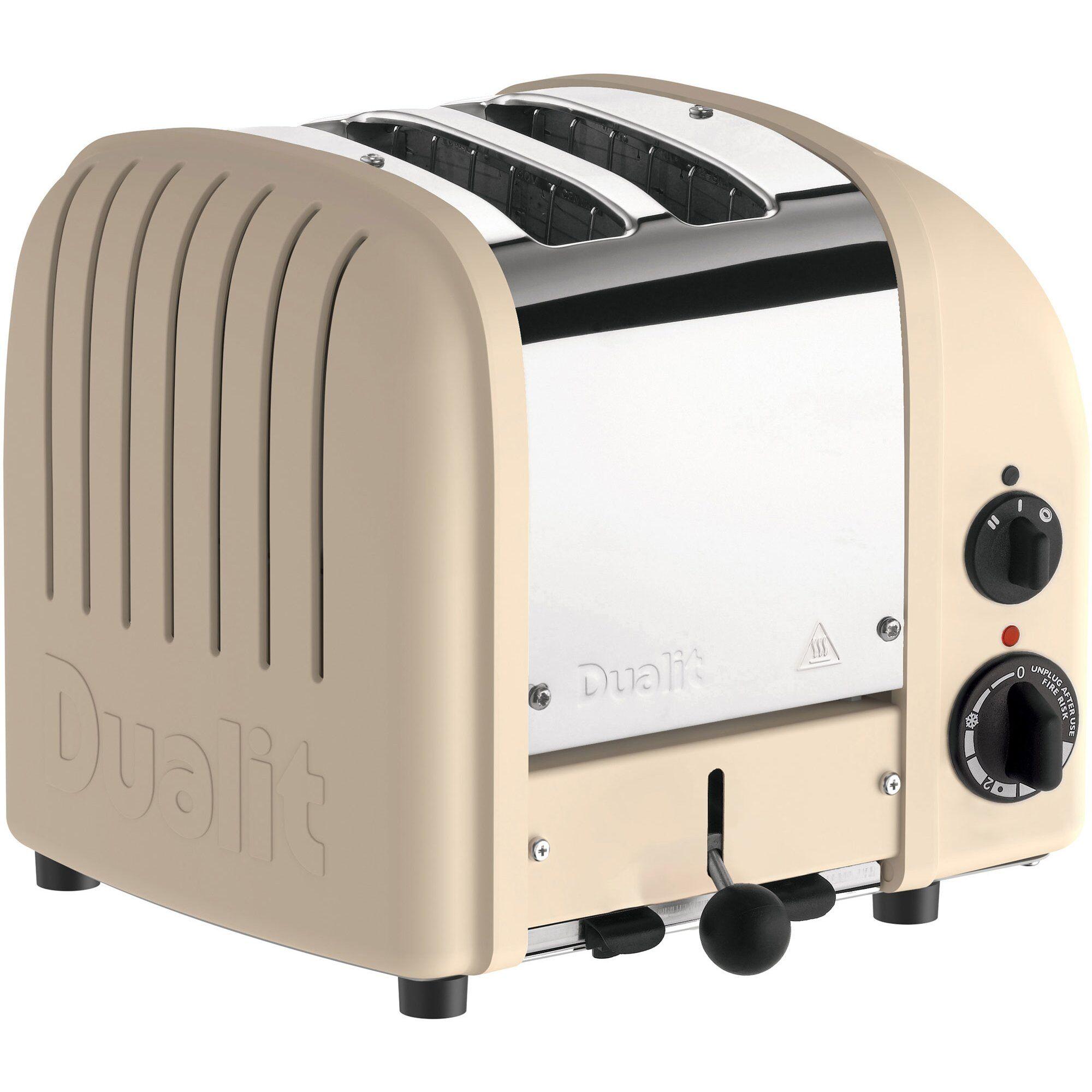 Sandfarget Dualit Classic NewGen brødrister med to spor