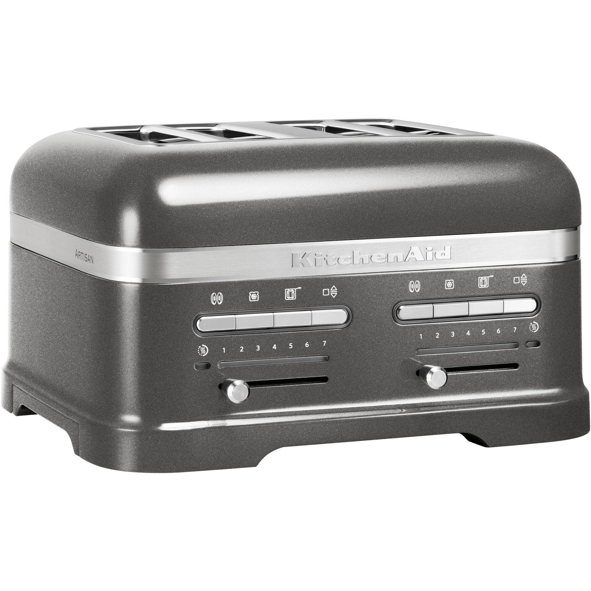 KitchenAid Artisan 5KMT4205 i grafitt med fire separate brede spor