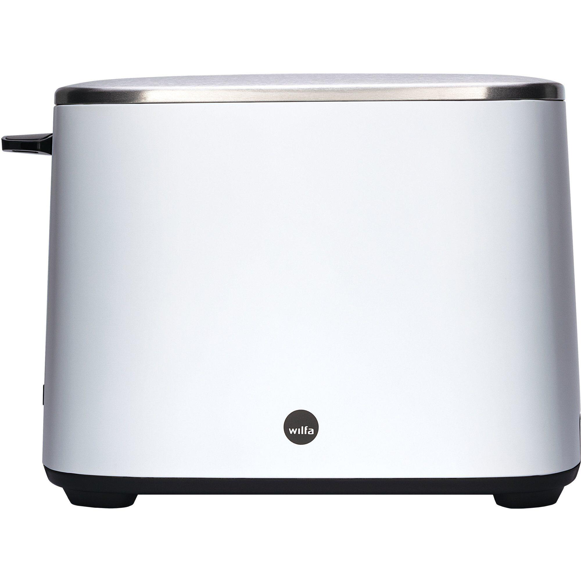 Matt hvit Wilfa Classic CT-1000MW brødrister med to spor